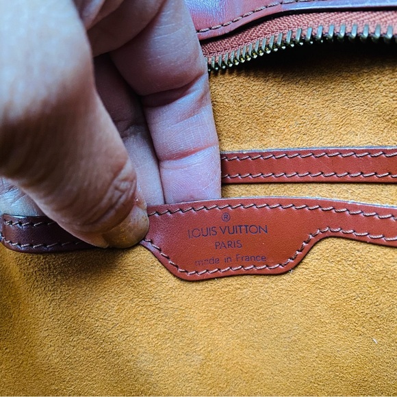 LOUIS VUITTON BROWN EPI ZIP TOTE - Picture 11 of 12